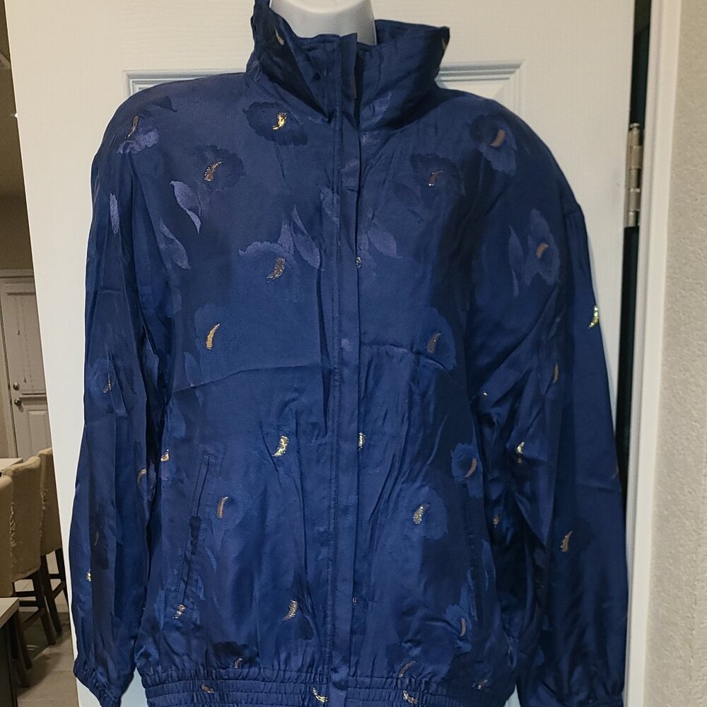 Vintage EVR 100% Silk Tracksuit